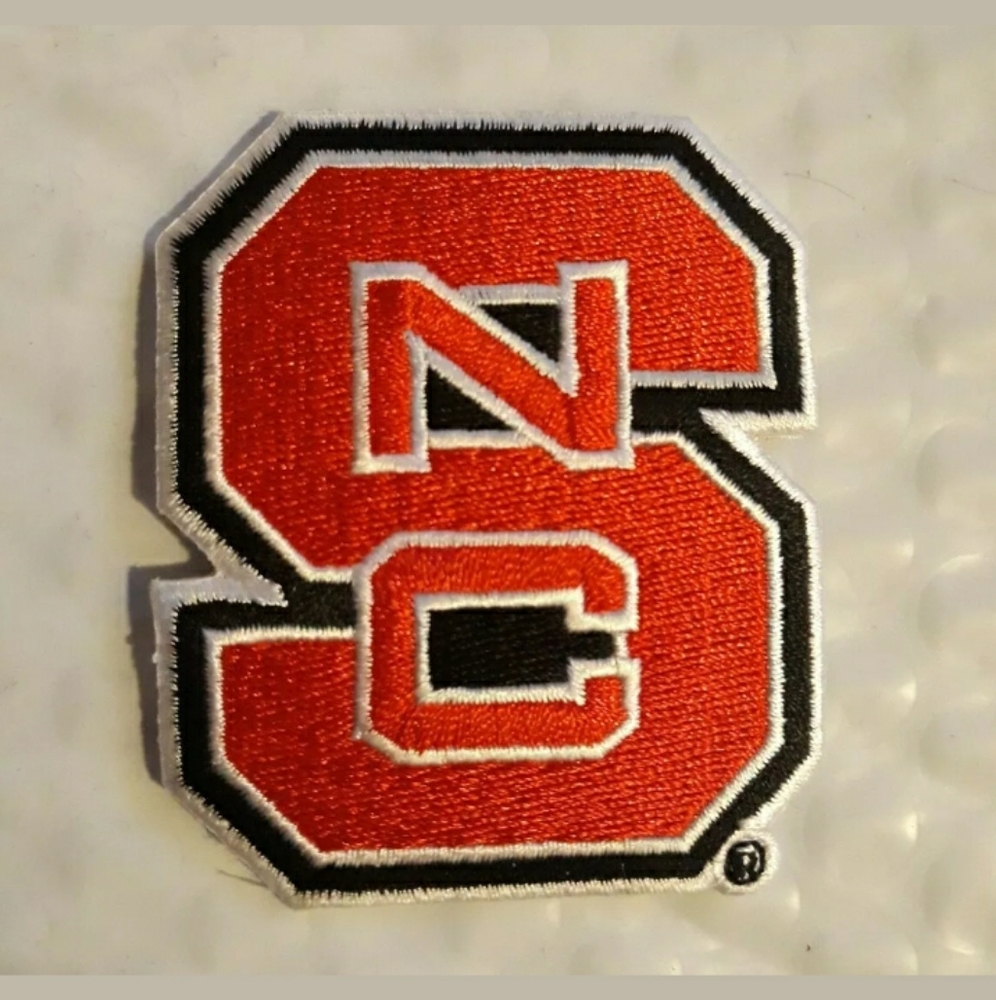 Lot of 10 University of North Carolina NC State Wolfpack Hat Jacket Emblem Patch